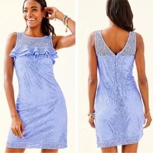 Lilly Pulitzer Janine Shift in Flowing Leaf Lace